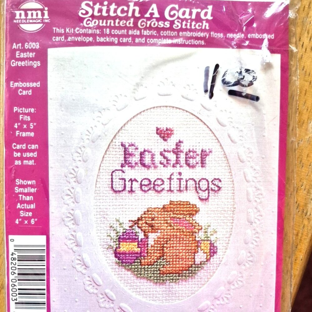 Easter Card Cross Stitch Kit by NMI